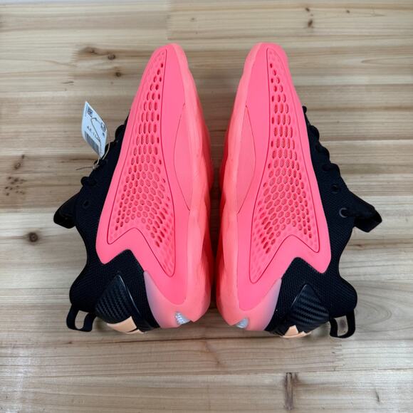 Adidas Anthony Edwards 1 AE Low Mural Acid red sneakers Womens 6 Mens 5 JI4069 - Picture 7 of 9